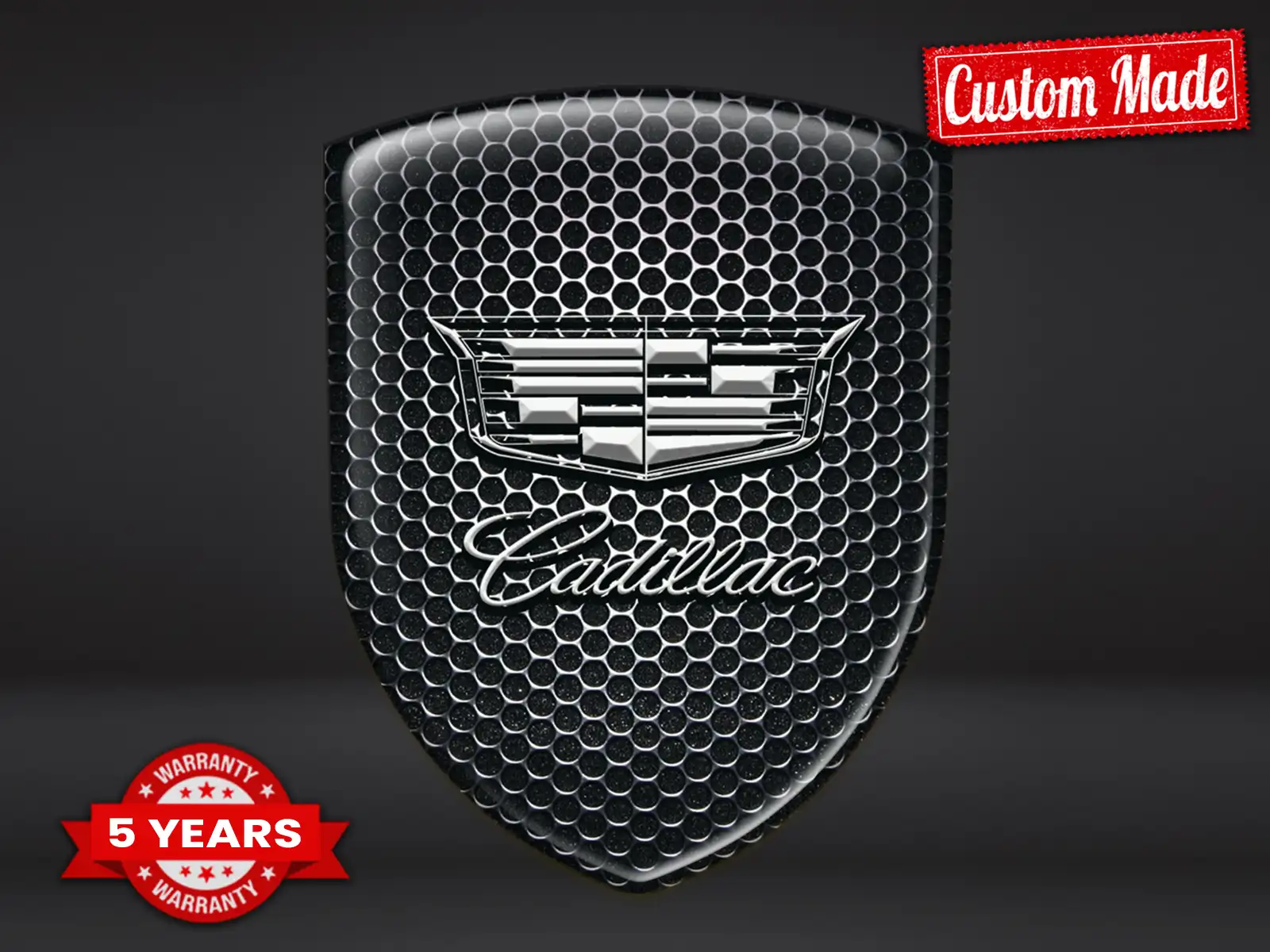 Cadillac Harz Badge Premium Edition Edle Dome Abzeichen ST
